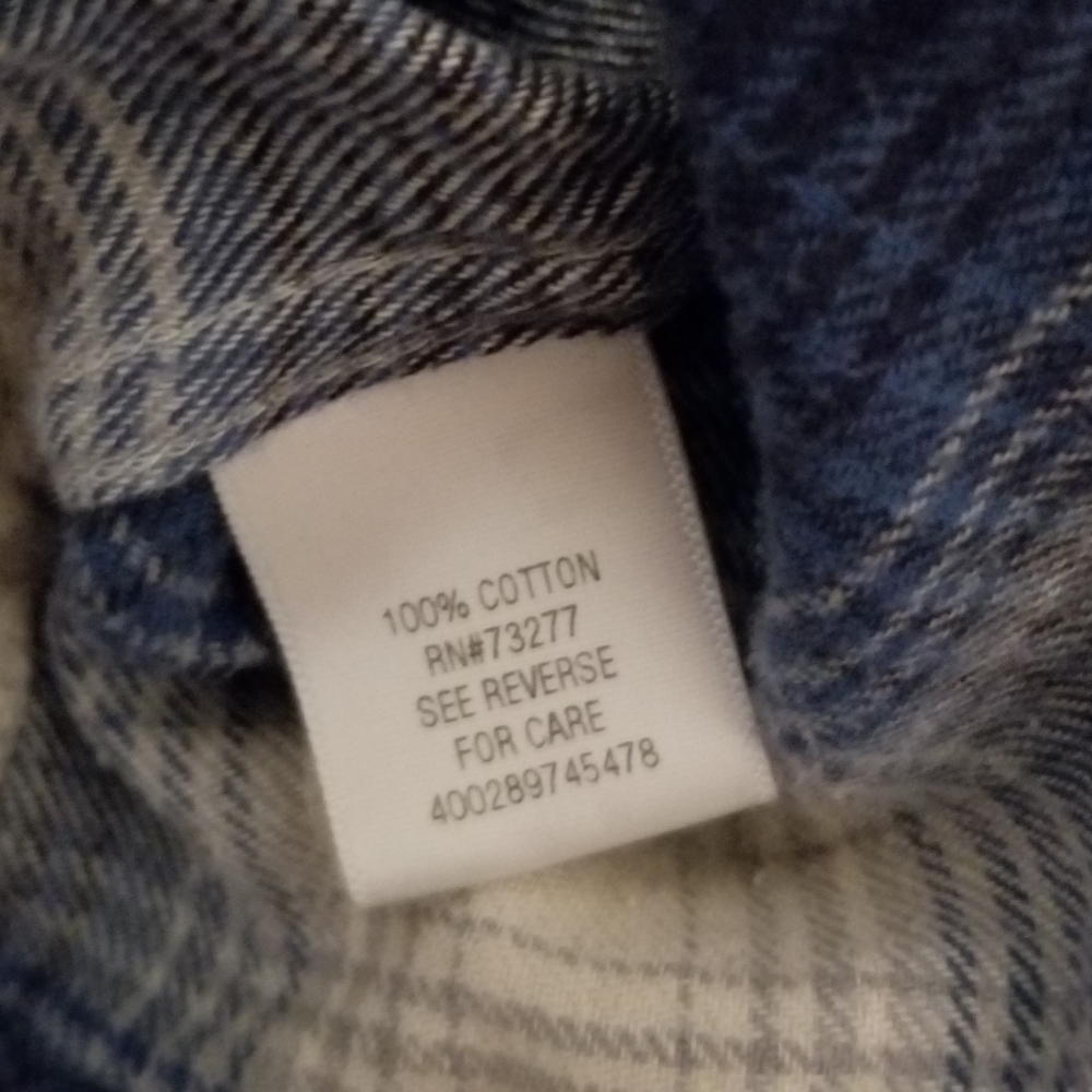 L, Croft & Barrow Flannel Shirt - Picture 2 of 3